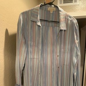 Cloth & Stone chambray style dress